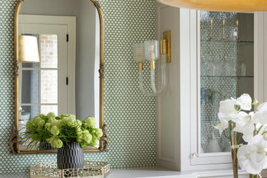 Inspiration for a transitional dining room remodel in Charleston