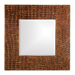 www.essentialsinside.com: scorpio square framed wall mirror - Wall Mirrors
