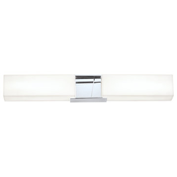 Norwell Lighting 9755-MA Artemis 2 Light 24"W LED Bath Bar - Chrome