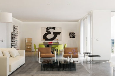 Modernes Wohnzimmer in Düsseldorf