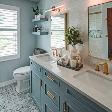 Kid-Friendly Hall Bathroom Design