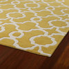 Kaleen Hand-Tufted Revolution Yellow Wool Rug, 5'x7'9"