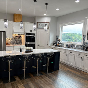 Gail's Shell Glass Mosaic Backsplash