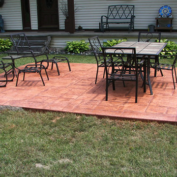 Colored and Stamped Concrete