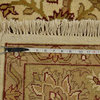 Ivory Agra Oriental Rug, Hand-Knotted 100% Wool Natural Dyes Rug