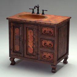 Old World Copper Vanity - Bathroom Vanities And Sink Consoles