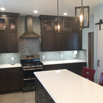 Modern Red Kitchen