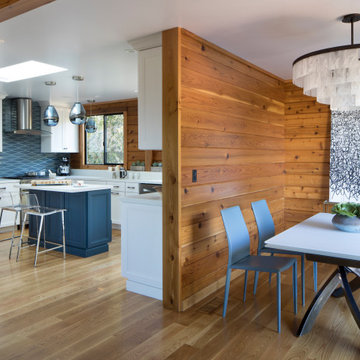 Wood Farmhouse Kitchen & Dining | Kimball Starr Interior Design