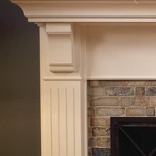Wooden Fireplace Mantel