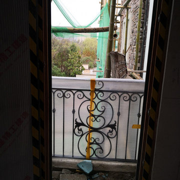 wrought iron balustrade balconies design