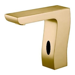 Bravat Trio Motion Sensor Faucets Gold Metallic Finish - Bathroom Sink Faucets