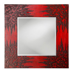 www.essentialsinside.com: mirdylan square framed wall mirrorrors - Wall Mirrors