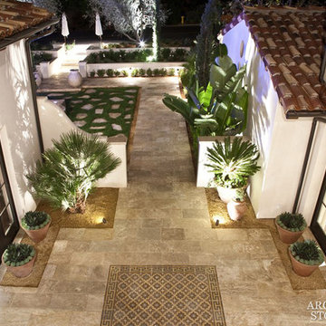 Stone Floor – Antique, Reclaimed Limestone ‘Barre Montpelier’ pavers