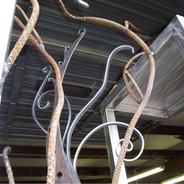 Industrial Facebook Sculpture