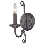 Elk Home - Cornerstone Williamsport 1 Light Sconce, Oil Rubbed Bronze - The Williamsport collection is a timeless classic with simple lines and a traditional style. This Cornerstone (1) light 60 watt medium bulb, sconce, bulb not included, in Oil Rubbed Bronze. All lighting is hardwired and UL listed approved. Lighting used in a dry setting.