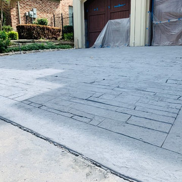 Stamped concrete Frisco , Tx - Progroup Construction