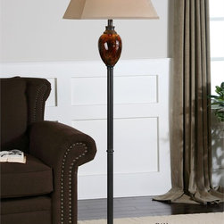 Brindle, 2 Per Box Floor Lamp | Uttermost - Floor Lamps