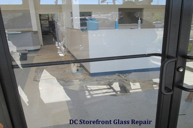 DC Storefront Glass Repair in Emergency