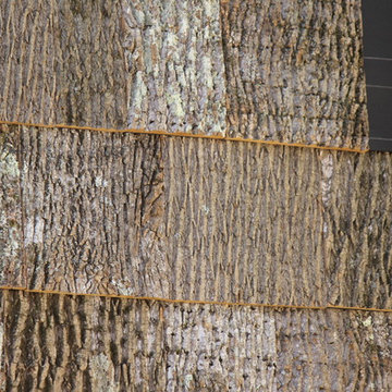 Natural Bark Replacement | Natural Bark Siding being replaced with SmartBark