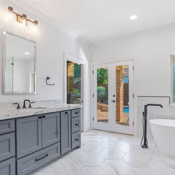 Freestanding Tub with Outdoor Views