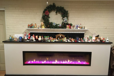 Family Room Linear Fire place