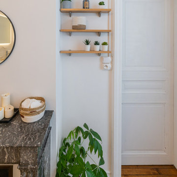 Transformation d'un dressing en salle de bain parentale