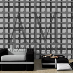 Alex Mouldings & Design Group - 3D square wave, Toronto - Wall Decor