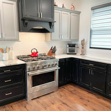 New Home Farmhouse Kitchen in Rural Illinois