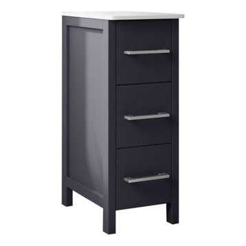 Vanity Art Vanity Cabinet, 12", Espresso
