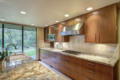 Minimalist kitchen photo in Portland