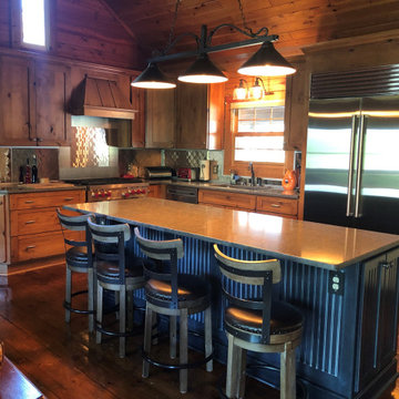 Log Cabin Kitchen Transformation at Smith Mountain Lake