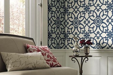 Living room - transitional living room idea in Other