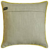 Chartreuse Green, Geometric 14"x14" Throw Pillow Cover - Geolattice Chartreuse