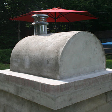 The Kenny Family Wood Fired Brick Pizza Oven in Maine