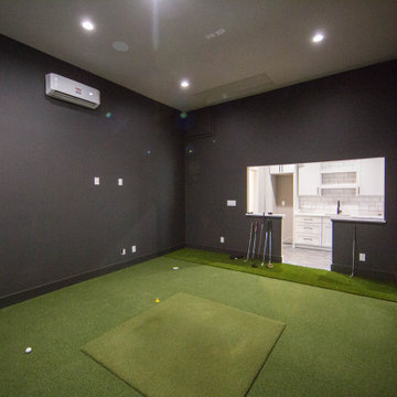 Poolside Pavilion & Carriage House with Golf Simulator