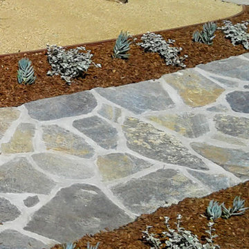Front Yard Landscape Design--Drought-tolerant