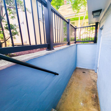 A Successful basement entrance restoration