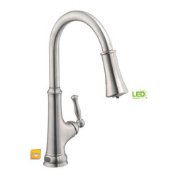 Glacier Bay Touchless Single-Handle Pull-Down Sprayer Kitchen Faucet with LED - Kitchen Faucets