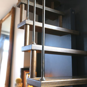 Escalier en chêne de fil huilé