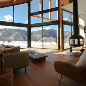 Construction d'un chalet de montagne - atelier S architecte toulouse