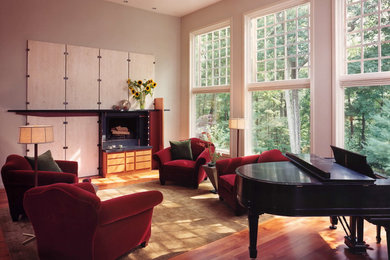 Design ideas for a living room in Boston.