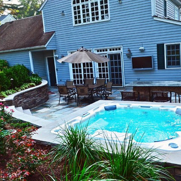 Swimming Pool Landscaping Ideas Bergen County Northern NJ