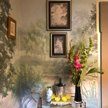 Dining Room Forest Mist Mural