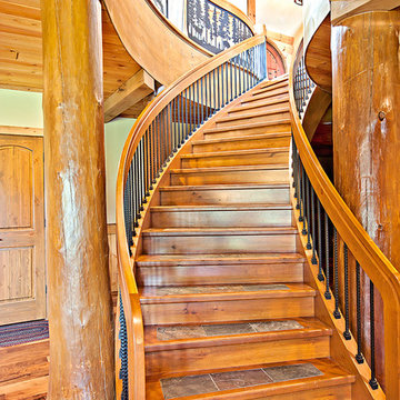 Erin, Wisconsin Project by Wisconsin Log Homes - www.wisconsinloghomes.com