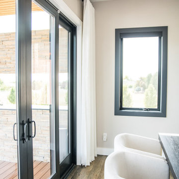Roller Shades, Cornices and Drapery