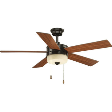 Verada Collection 52" Five-Blade Ceiling Fan with LED Light (P2558-2030K)