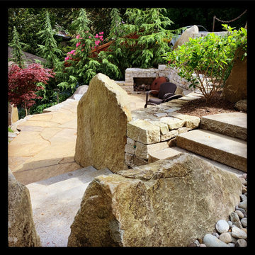 Bellingham, Wa- Dry Stone Landscape features