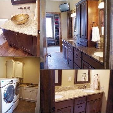 Laundry & bathrooms