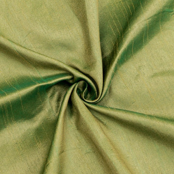 Apple Green Art Silk Fabric By The Yard, Faux Silk