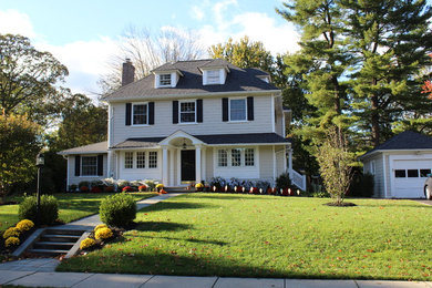 Traditional exterior home idea in New York